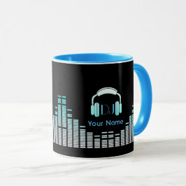 Dj muzikale mok gepersonaliseerd