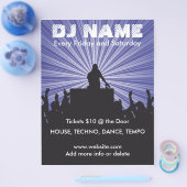 DJ Naam 2 Muziek Flyer (Enkel)
