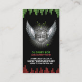 DJ Nachtclub Visitekaartje Sjabloon (Voorkant)