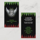 DJ Night Club Visitekaartje (Voorkant / Achterkant)