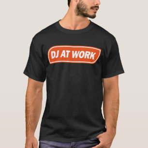 DJ op het werk - Sinaasappel T-shirt