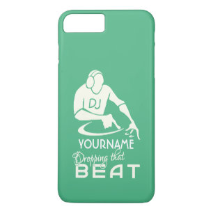 DJ op maat gemaakte naam & kleur telefoonhoesjes iPhone 8 Plus / 7 Plus Hoesje