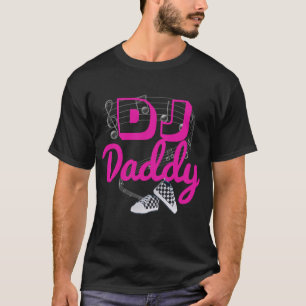 DJ Papa Het is een Girl Hip Hop Baby shower Shirt