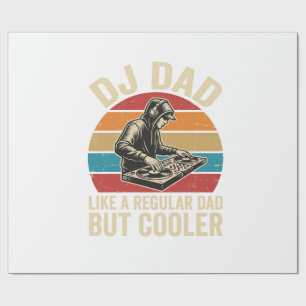 DJ Papa Maar Koeler Vintage Zonsondergang Vector D Cadeaupapier