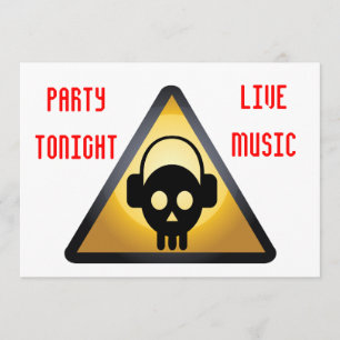 DJ party flyer Kaart