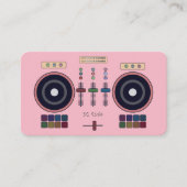 DJ Pink MIDI Controller Visitekaartje (Voorkant)