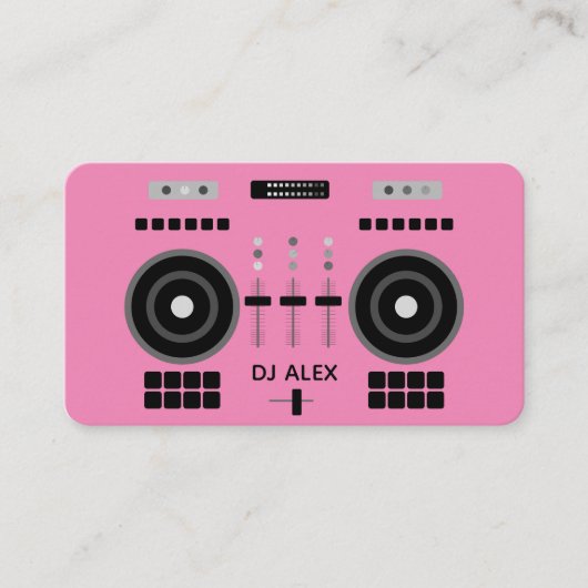 DJ Pink Modern 2019 Visitekaartje (Voorkant)