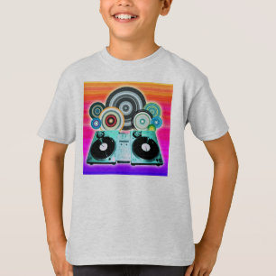 DJ Platenspeler Circles T-shirt