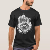 DJ Platenspeler T-shirt (Voorkant)