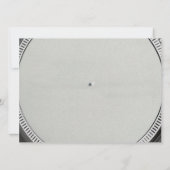 DJ Platenspeler Uitnodiging (Achterkant)