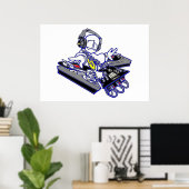 DJ Poster (Thuiskantoor)
