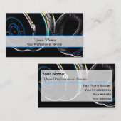 DJ professionnel et carte de visite VJ (Devant / Derrière)