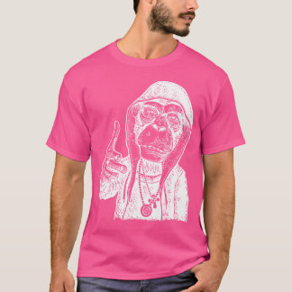 DJ Rapper Funk Monkey Hip Hop Muziek Gangstar Pop T-shirt