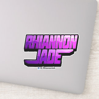 DJ Rhiannon Jade logo autocollant vinyle/décal