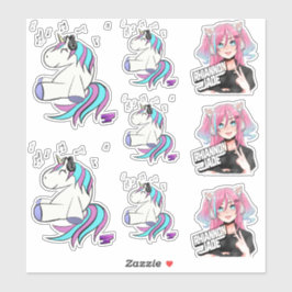 DJ Rhiannon Jade logo pack vinylsticker/decal Sticker