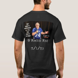 DJ Rockin' Rich/Rocco's Rewind HerdenkingsShirt T-shirt