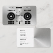DJ Roestvrij staal voor moderne Visitekaartje (Voorkant / Achterkant)