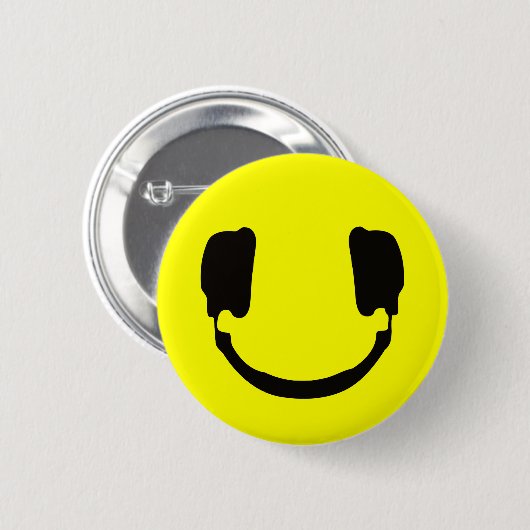 DJ RONDE BUTTON 5,7 CM (Voorkant /achterkant)