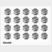 dj ronde sticker (Vel)