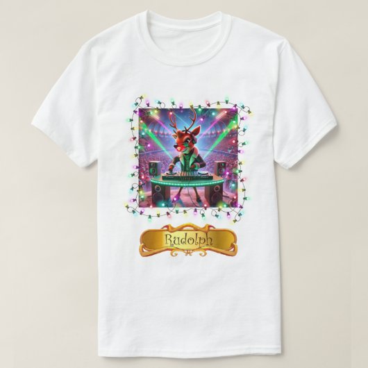 DJ Rudolph T-shirt (Design voorkant)