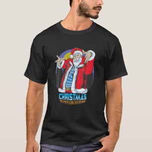 "DJ Santa Claus" Kerstmis T-shirt