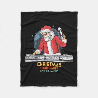 DJ Santa Party Club Fleece Deken