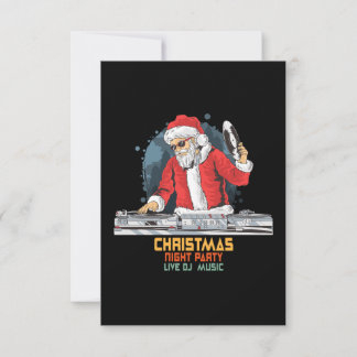 DJ Santa Party Club Kaart