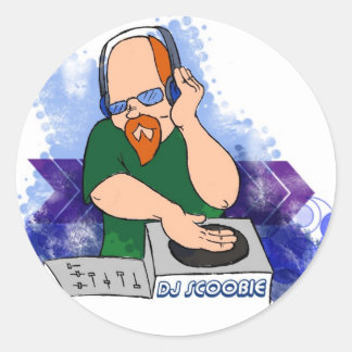 DJ SC0OBIE RONDE STICKER