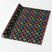 DJ Scooby-Doo Pattern Cadeaupapier (Uitgerold)
