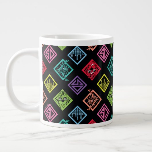 DJ Scooby-Doo Pattern Extra Grote Beker (Links)