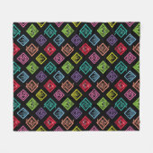 DJ Scooby-Doo Pattern Fleece Deken (Voorkant (Horizontaal))