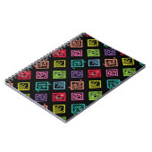DJ Scooby-Doo Pattern Notitieboek (Linkerzijde)