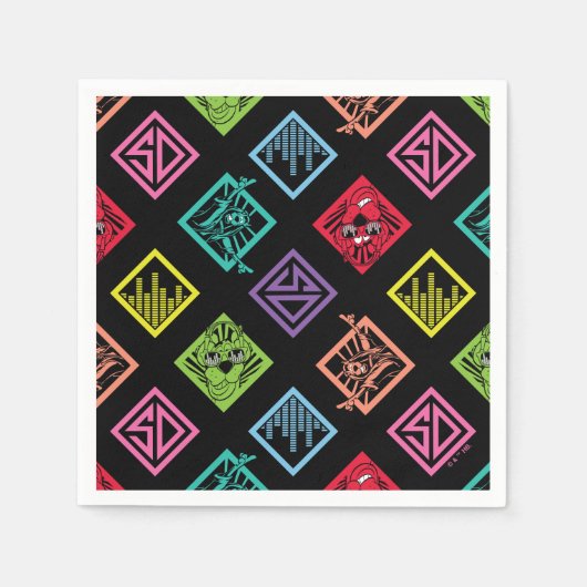 DJ Scooby-Doo Pattern Servet (Voorkant)