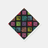 DJ Scooby-Doo Pattern Servet (Hoek)