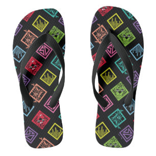 DJ Scooby-Doo Pattern Teenslippers
