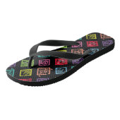 DJ Scooby-Doo Pattern Teenslippers (Schuin)