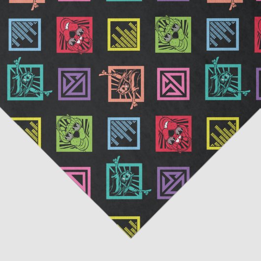 DJ Scooby-Doo Pattern Tissuepapier (Detail)