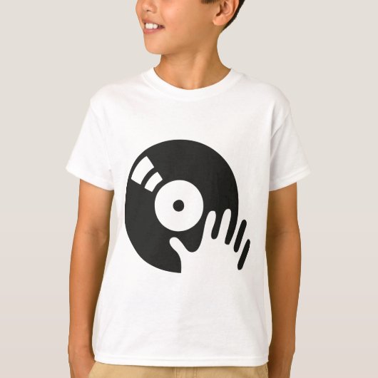 Dj Scratch-draaischijf T-shirt (Voorkant)