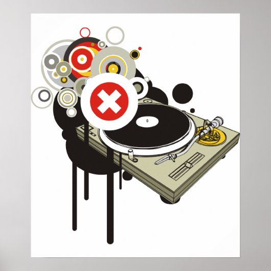 DJ-set Poster (Voorkant)