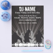 DJ Shadows 2 Music Flyer (Enkel)