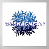 DJ.Skagnetti Blueworld Poster (Voorkant)