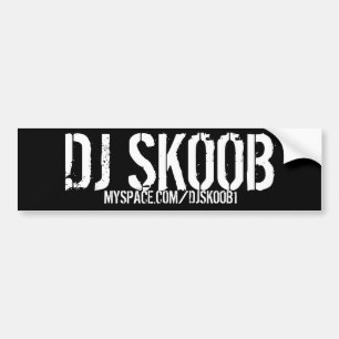 DJ SKOOB BUMPERSTICKER