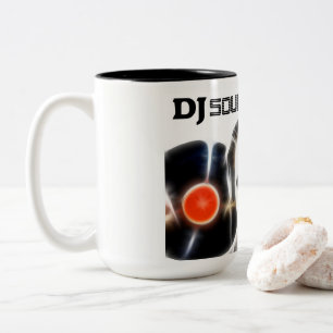 DJ Sound Effects-Mok Tweekleurige Koffiemok