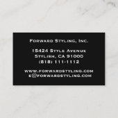 DJ Sound Engineer Musique Rainbow Cartes de visite (Dos)