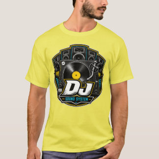 DJ Sound System Grafische T-Shirt