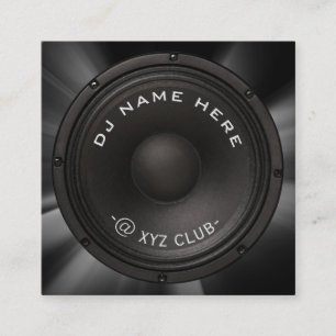 DJ Speaker Visitekaartje