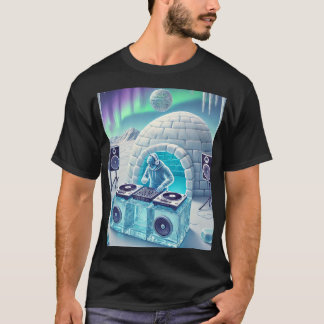 Dj stijl in ijs huis t-shirt