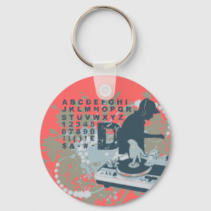 DJ T-shirts en cadeautjes Sleutelhanger