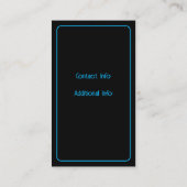 DJ Tech 2 Visitekaartje (Achterkant)