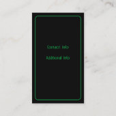 DJ Tech Visitekaartje (Achterkant)